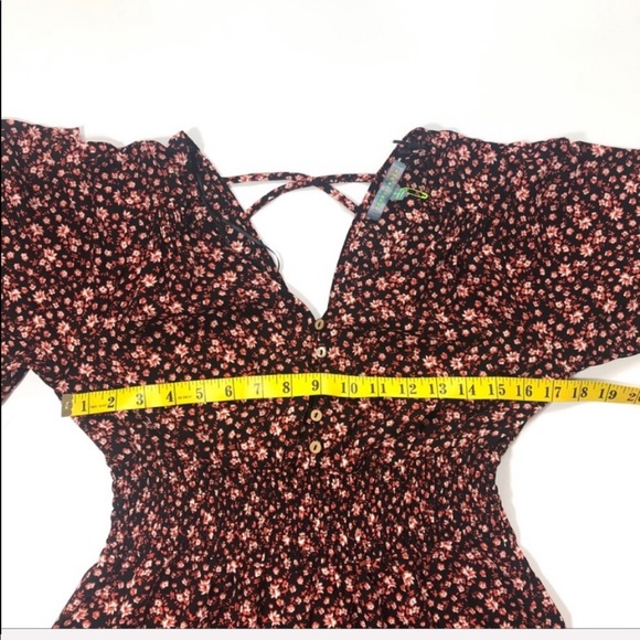 Good Luck Gem Smocked Waist Wide Leg Jumpsuit - Picture 6 of 11